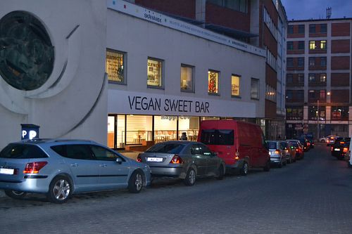 Street view at Vegan Food & Sweet Bar in Brno