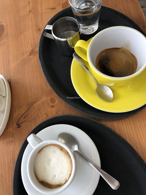 pretty good coffee at Vegan Food & Sweet Bar in Brno