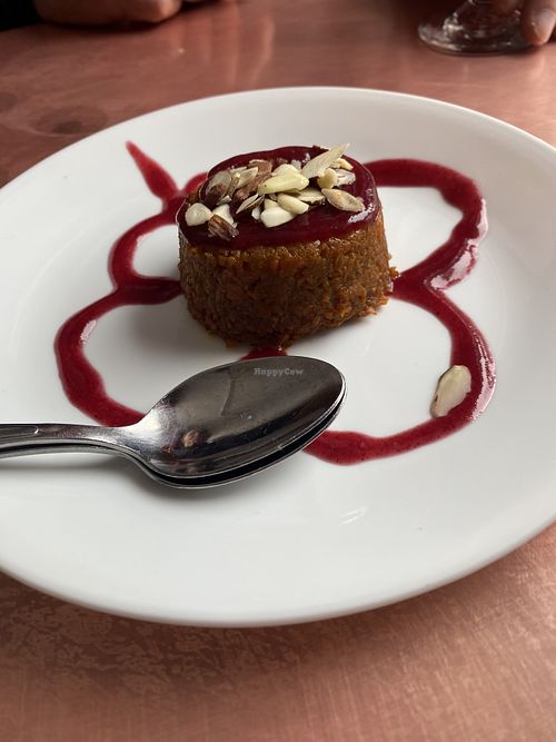 Carrot dessert   at Durbar Square Restaurant in Portsmouth