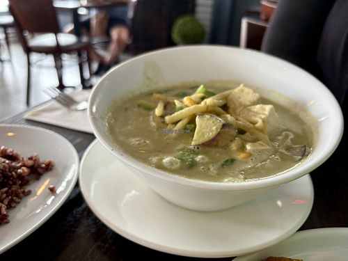 Green Avocado Curry   at Something Vegan in Toluca Lake
