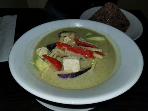 Green Curry at Something Vegan in Toluca Lake