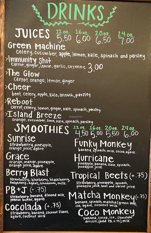 Ephata menu at Ephata Cafe in Spokane