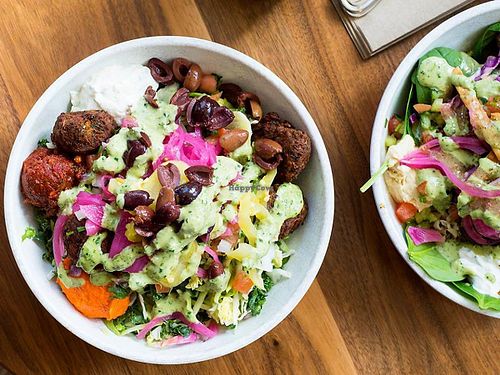 Falafel grain bowl  at CAVA in Rye Brook