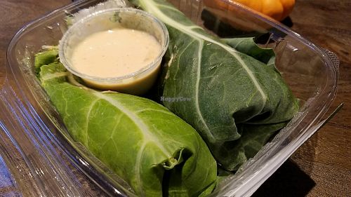 pepita pesto wrap at Plant Junkie in Long Beach