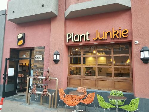outside at Plant Junkie in Long Beach