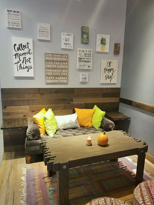 positive wall decor at Plant Junkie in Long Beach