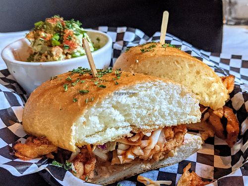 vegan pulled pork at Georgetown Liquor Company in Seattle