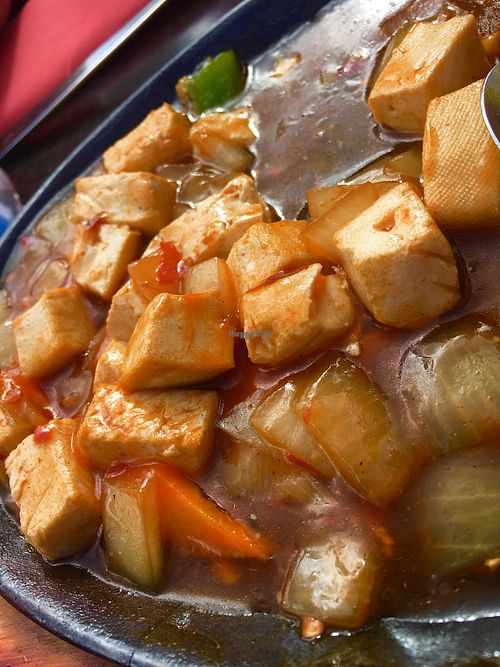 Se chuan tofu at Restaurante China Town in Fuerteventura