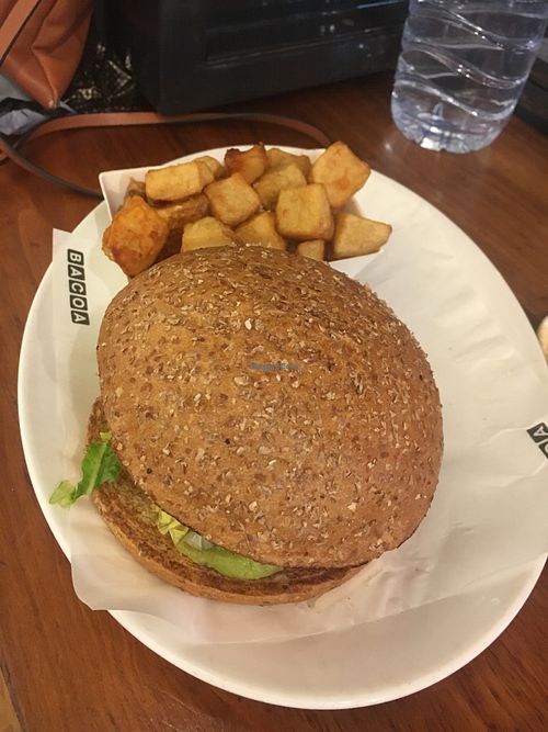 Beet burger at Bacoa - Ferran in Barcelona