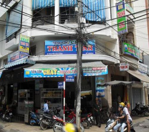road sign at Thanh Tinh - Nui Sam Rd in Chau Doc