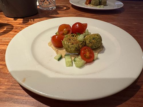 falafel starter at The Ashbridge Inn in Cwmbran