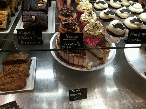 Vegan cakes at Kathy's Deli & Cupcakery in Luxembourg City