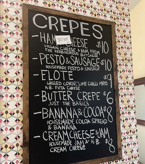 Crepes  at Crepe and Spoon in Minneapolis