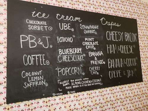 Menu at Crepe and Spoon in Minneapolis