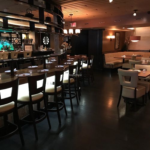 Sushi bar and dining at Copper Anchor in Vineyard Haven