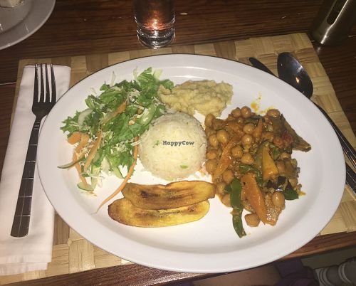 Vegetarian Dinner (its vegan) at The Fig Tree in Port Elizabeth