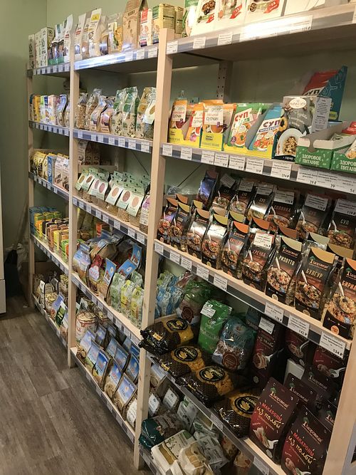 Cereals and flour at Eko-Pol'za - Rzhanova in Irkutsk