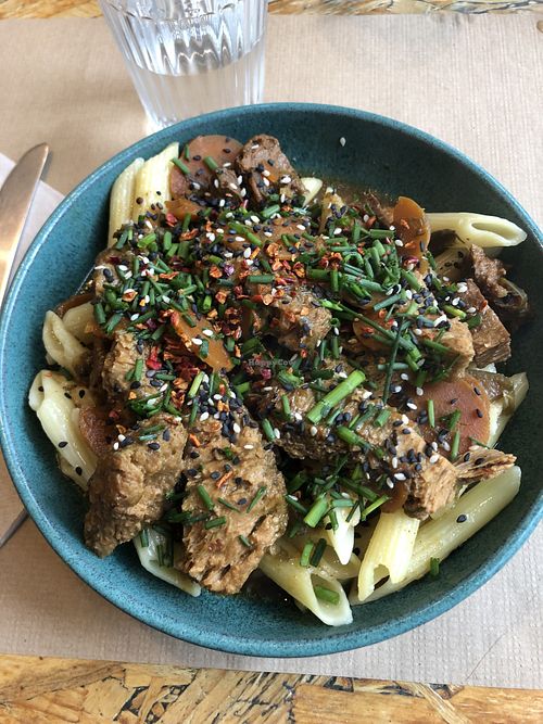 Carbonade et Penne at La Clairiere in Lille