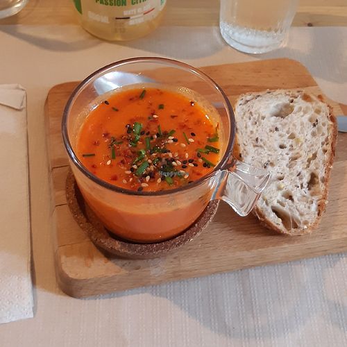 Gaspacho at La Clairiere in Lille