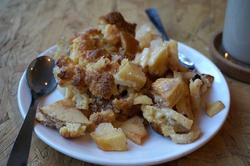 Apple Crumble at La Clairiere in Lille