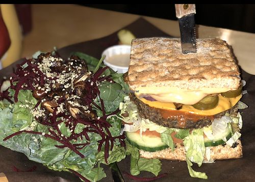 I Love their burgers! at Sweet Beets in Hamilton