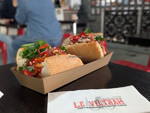 Char siu pork banh mi at Le Vietnam Cafe in Perth