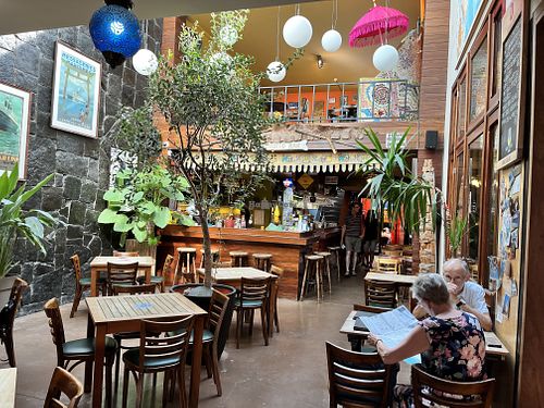 Eclectic interior   at Mosquito Coast in Ghent