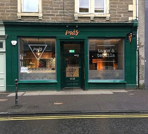 outside at Mas in Dundee