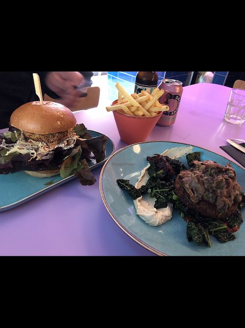 With bun and bunless  at DoppleGanger in Cambridge