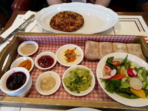 Vegan breakfast at  Cafe Landwer in Vaughan