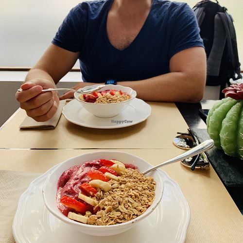 Very nice and friendly staff! Our breakfast was delicious and fully vegan.   at Ervilha Doce in Funchal