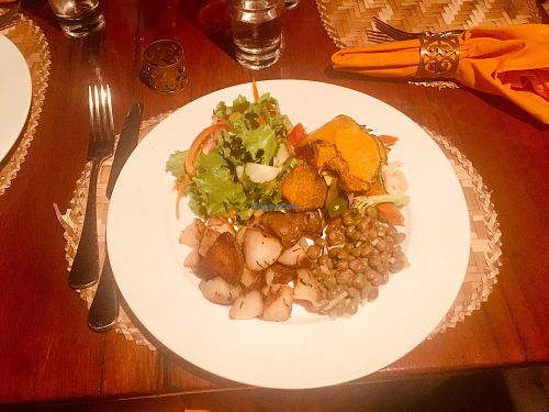 Vegetarian Dinner at Mac's Pizzeria in Port Elizabeth