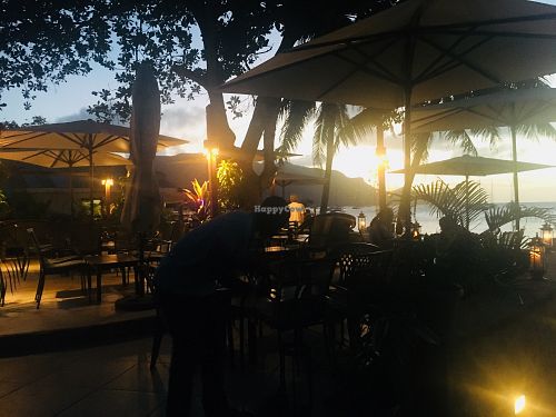 Outdoor seating at Mac's Pizzeria in Port Elizabeth