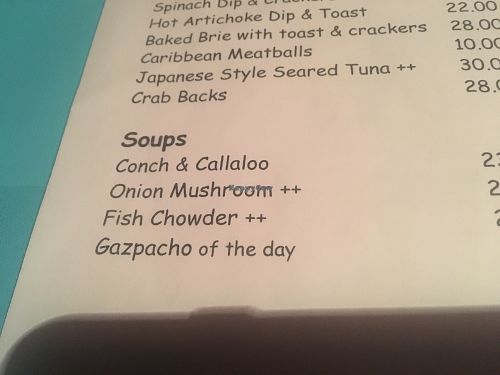 Menu 2 at Mac's Pizzeria in Port Elizabeth