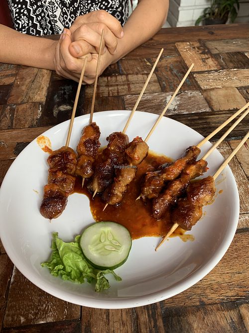 Sate  at Vegan Bali in Kuta
