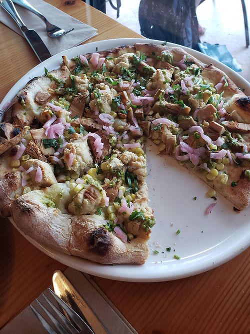 Pizza at Hearth Artisan Pizza in Anchorage