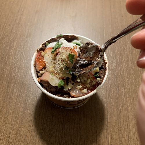 Vegan avocado mousse at Hearth Artisan Pizza in Anchorage