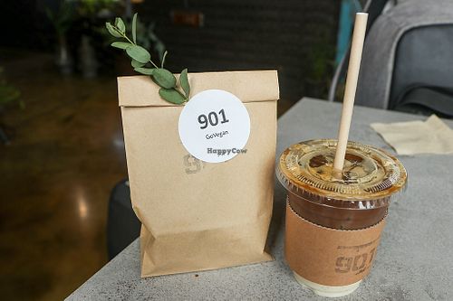 take out ice coffee & cakes at Cafe Jeju 901 in Jeju