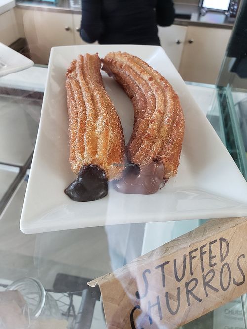 Churros stuffed at Happy Days Cafe in Sherman Oaks