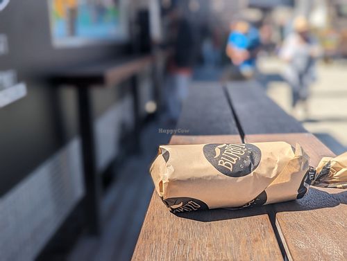 Wrapped burrito at Burrito Craft - Food Trailer in Wanaka