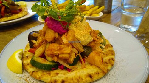 Jackfruit pitta at Brizola Bar and Grill in Clitheroe