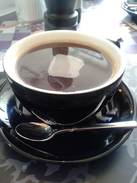 Americano at Bean Social in Durham