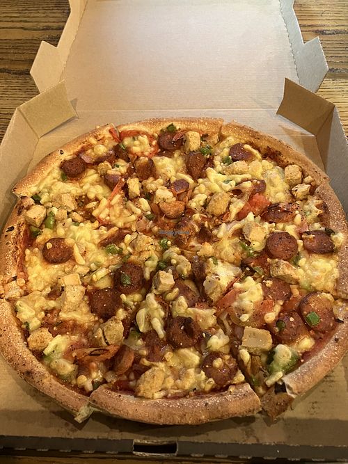 Plant-based Mischief  at Hell Pizza in Whangarei