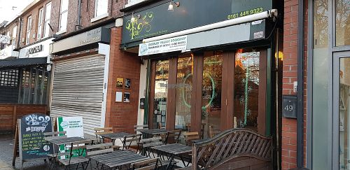 Front at The Art of Tea in Manchester