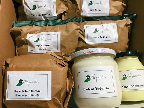Vegan Delivery at Veganevden in Istanbul