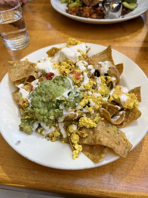 Chilaqueles  at Sage Regenerative Kitchen in Pasadena