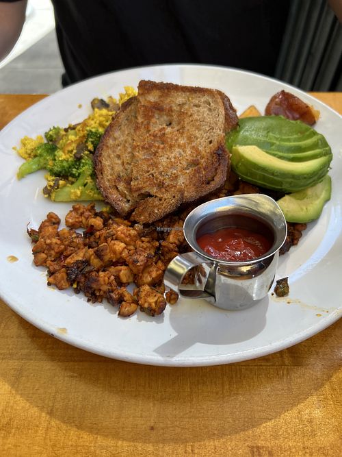 All-American scramble   at Sage Regenerative Kitchen in Pasadena