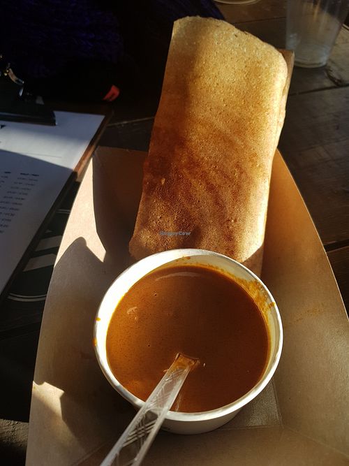 Masala dosa and chickpea curry #Veganuary at Dosa Kitchen in Newcastle Upon Tyne