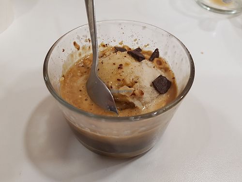Affogato at Aujourd'hui Demain Cafe in Paris