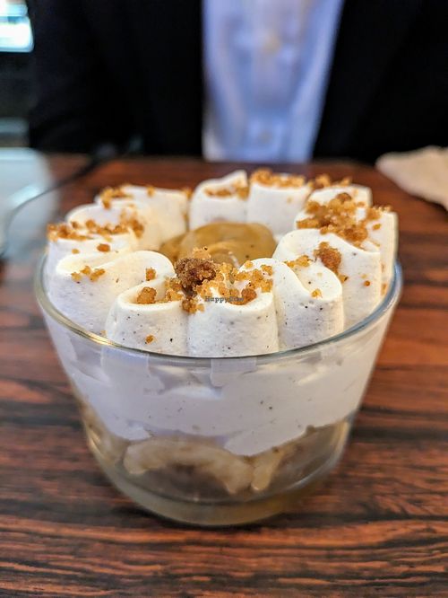 Bannoffee Pie at Aujourd'hui Demain Cafe in Paris